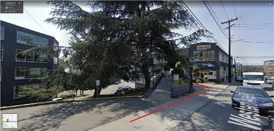 entrance to Saltwater Studio Seattle photo