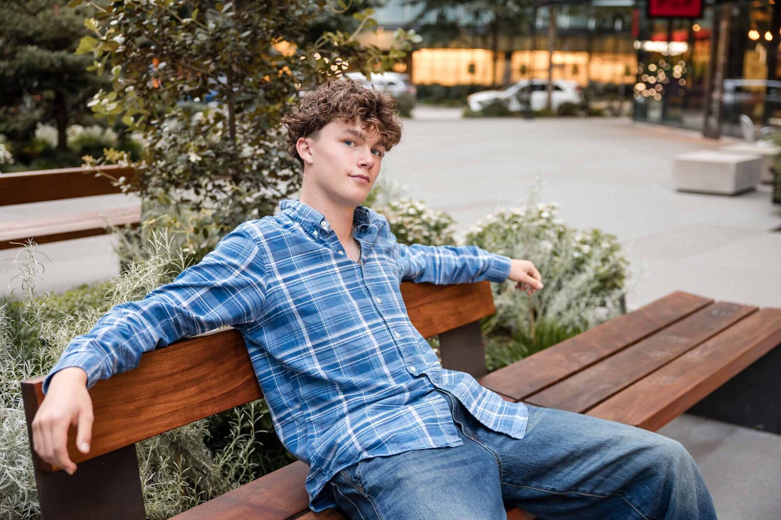Urban Seattle Senior Portrait Downtown